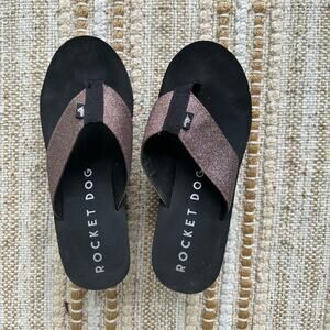 Rocket Dog sparkle strap platform sandals